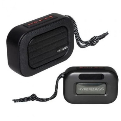 Altavoz con Bluetooth Aiwa BST-130TN/ 5W RMS/ 1.0/ Negro