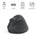 Ratón inalámbrico Hama EWM-500R, óptico, ergonómico, mano derecha, 1800 DPi, negro - imagen 2