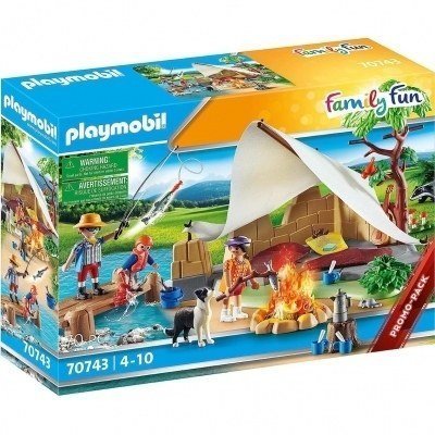 Playmobil familia de acampada