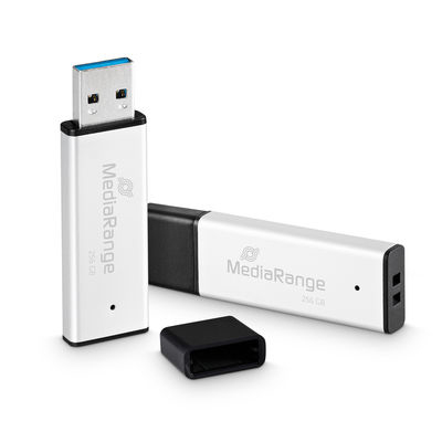 MR1903 unidad flash USB 256 GB USB tipo A 3.2 Gen 1 (3.1 Gen 1) Negro, Plata