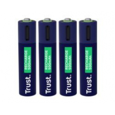 Pilas Recargables Trust AAA USBC-C Pack 4 Azul (25671)