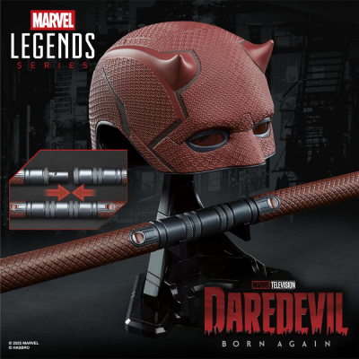 Máscara premium role play hasbro marvel legends series daredevil born again