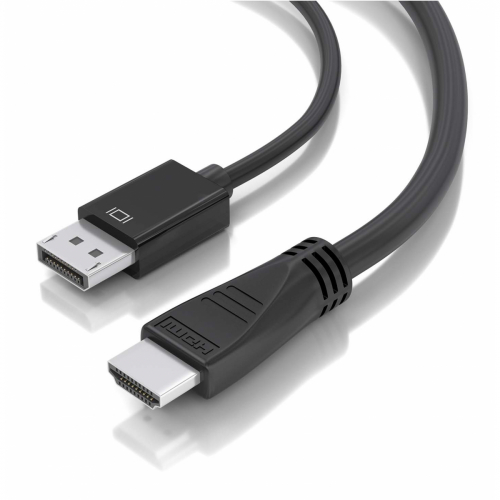 AISENS - CABLE CONVERSOR DISPLAYPORT A HDMI 4K@60HZ, DP/M-HDMI/M, NEGRO, 5.0M