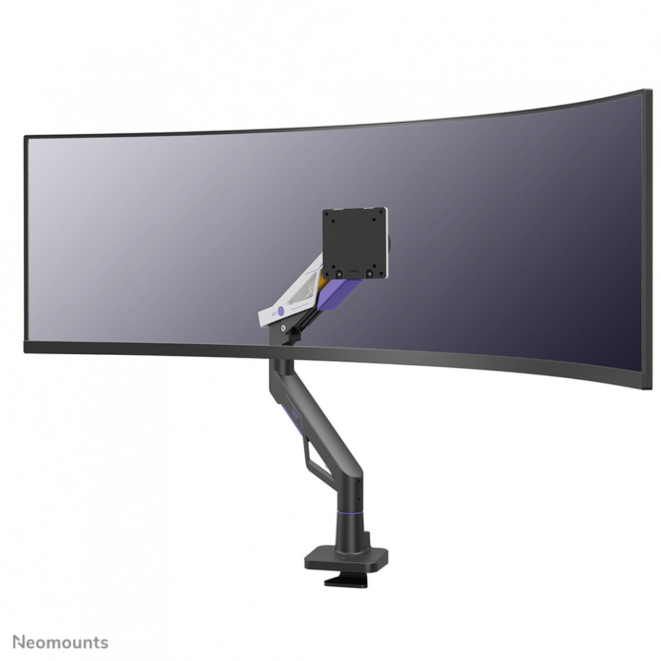 DS70-256BL1 Brazo de monitor gaming 24-57" - resorte de gas - Topfix - Tope-a-180°