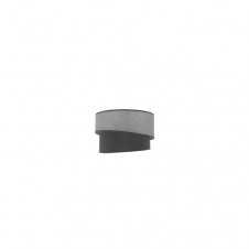 Pantalla Colgante/sobrem Alto Hara E27 Gris 30dx25dx20h