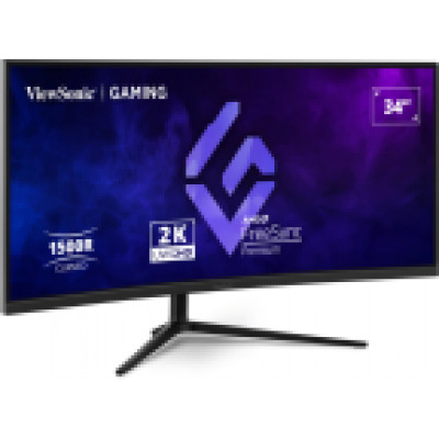 MONITOR VIEWSONIC 34 21:9, 3440 x 1440, VA, 1500R curved gaming monitor, 180Hz, 1ms MPRT