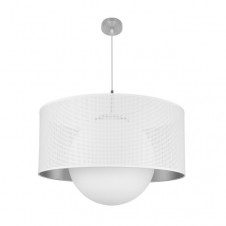 Colgante Cosmico 1xe27 Niquel/blanco-plata Regx60x60 Cm