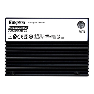 Disco duro interno ssd kingston dc3000me 7.68tb 2.5 pulgadas u.2 pcie 5.0