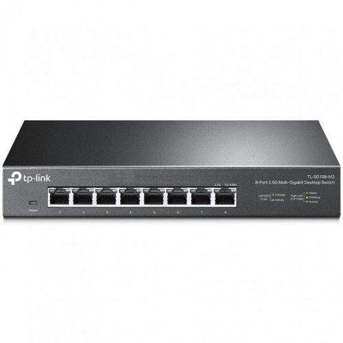 TL-SG108-M2 switch No administrado 2.5G Ethernet (100/1000/2500) Negro