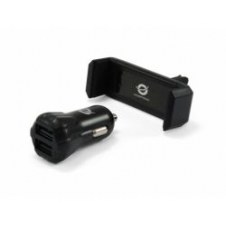 Cargador Conceptronic Coche 2xusb Negro