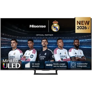 Televisor MiniLED Hisense 50U7SE, 50 pulgadas, 4K, 144 Hz, Smart TV, HDR10+, gris carbón