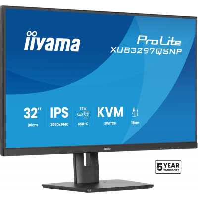 ProLite XUB3297QSNP-B1 pantalla para PC 81,3 cm (32) 2560 x 1440 Pixeles Quad HD LED Negro