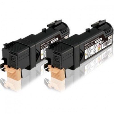 Doble toner epson c13s050631 negro 3k x2