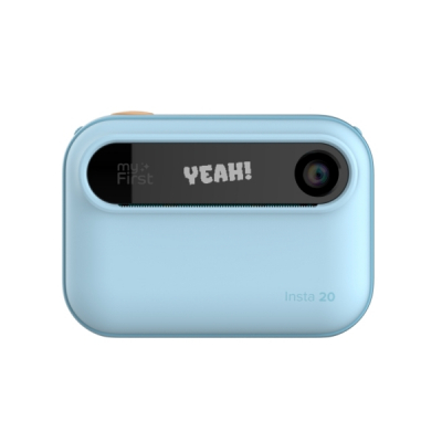 Cámara Digital Infantil MyFirst Camera Insta 20 - Impresión Instantánea | Doble Pantalla | Vídeos HD | Color Azul