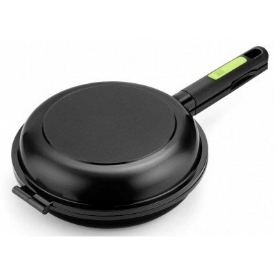 Sartén Dupla para Tortillas Bra Prior A121465/ Ø24cm/ Aluminio fundido/ Apta para Inducción