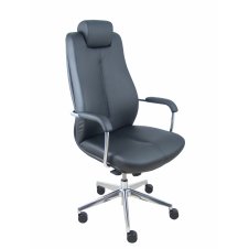 Piqueras y Crespo Sillon Sonata similpiel negro.