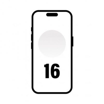 Smartphone Apple iPhone 16 256GB/ 6.1/ 5G/ Blanco