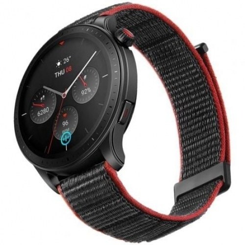 Amazfit GTR 4 Reloj Smartwatch - Pantalla Amoled 1.43 - Caja de Aluminio - Bluetooth 5.0 - Resistencia al Agua 5 ATM - Carga Magnetica - Color Gris