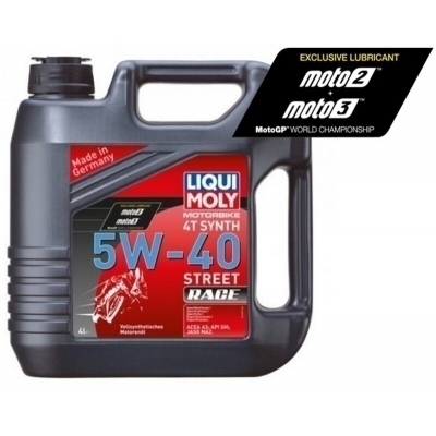 Garrafa de 4L aceite Liqui Moly 100% sintético 5W-40 Street Race 1685