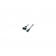 Equip 112160 cable de alimentación Negro 1,8 m C7 acoplador CEE7/16