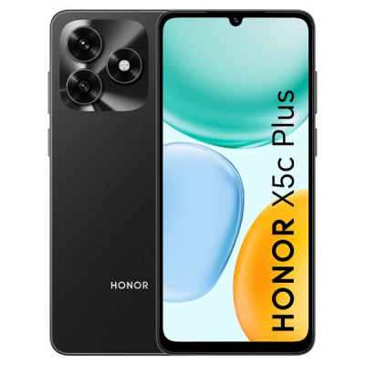 Honor X5c Plus Smartphone Pantalla 6.74 - 4+4GB - 256GB - Camara Principal 50MP - Bateria 5260mAh - Supercharge 15W - Color Negro