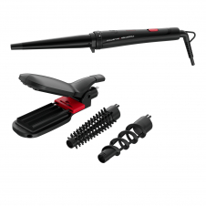 Rowenta Infinite Looks CF422LF0 Utensilio de peinado Rizador de pelo Caliente Negro, Rosa 48 W
