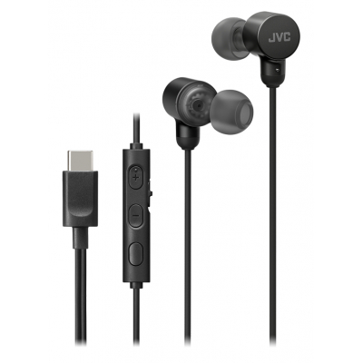 HAFR29UCA Auriculares Alámbrico Dentro de oído Llamadas/Música USB Tipo C Negro