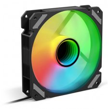 Ventilador caja sharkoon mirror pwm rgb negro