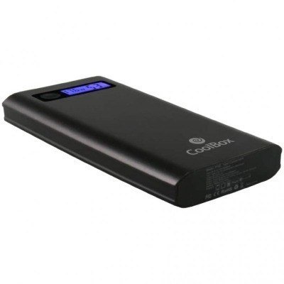 Bateria externa portatil power bank coolbox 20100 mah usb tipo c powerdelivery