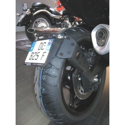 Portamatrículas a la rueda Yamaha FZ1/FZ8 negro SPLRY008
