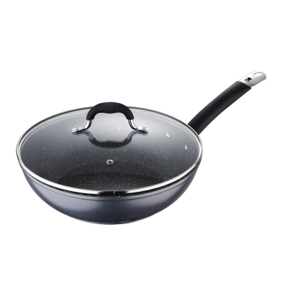 Wok con tapa aluminio forjado home edition ø28 x 8 cm