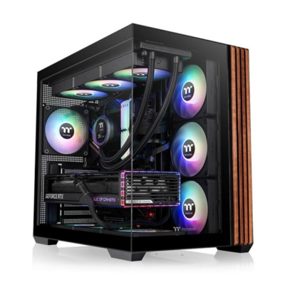 Caja ordenador gaming thermaltake view 380 usb cx1 atx argb cristal templado negra