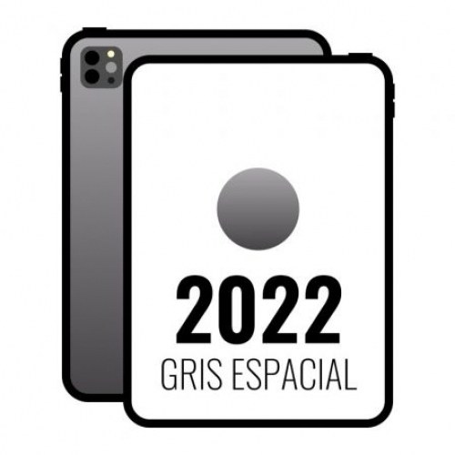 Apple iPad Pro 11 2022 4th WiFi Cell/ 5G/ M2/ 512GB/ Gris Espacial - MNYG3TY/A