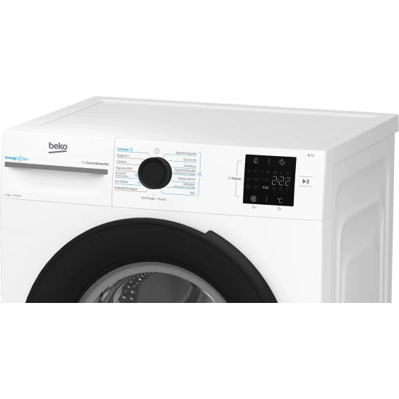 Lavadora Beko BM3WFU3721WB, 7 kg, 1200 rpm, clase A, blanco - imagen 9