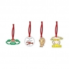 Decoracion de navidad half moon bay friends set de 4