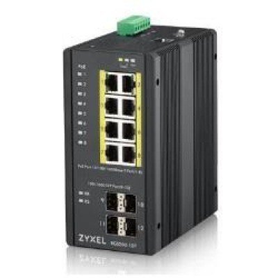 SWITCH INDUSTRIAL 12P POE MANAGED