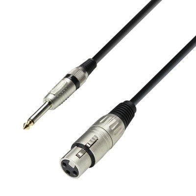 Cable XLR Hembra a JACK 6,3 Mono STAR3 3m