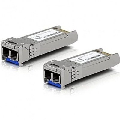 Modulo SFP Transceptor de Fibra Óptica Ubiquiti UF-SM-10G/ Pack de 2