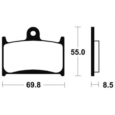 TECNIUM Sintered Metal Brake Pads - MTR124 MTR124