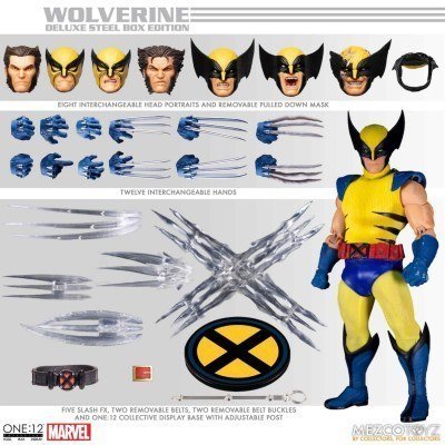 Figura mezco toyz marvel deluxe wolverine the one 12 collective