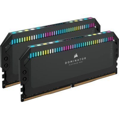 CORSAIR Dominator Platinum RGB - DDR5 - kit - 64 Go: 2 x 32 Go - DIMM 288 broches - 5600 MHz / PC5-44800 - CL40 - 1.25 V - noir