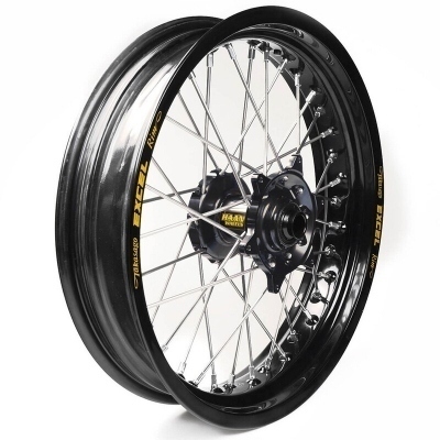 Rueda completa Haan Wheels aro negro 17-3,50 buje negro 1 35406/3/3 1 35406/3/3