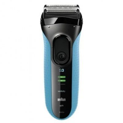 AFEITADORA BRAUN SERIES 3 3040S WET AND DRY - TECNOLOGÍA MICROCOMB - CORTE TRIPLE ACCIÓN - RECORTADOR PRECISIÓN - TOTALMENTE LAVABLE - SIN CABLE