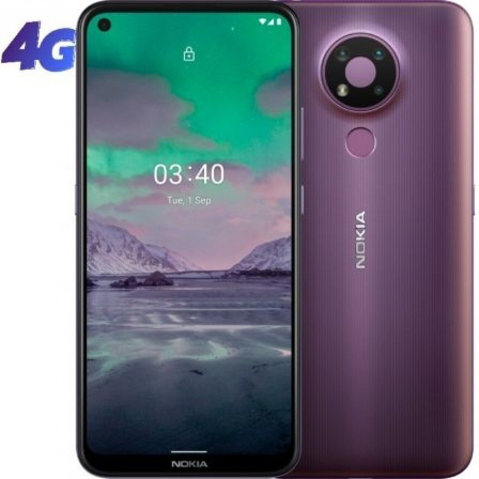 Smartphone Nokia 3.4 3GB/ 64GB/ 6.39/ Purpura