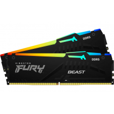MEMORIA RAM KINGSTON FURY BEAST RGB DDR5 64GB (2×32GB) 6000MHZ
