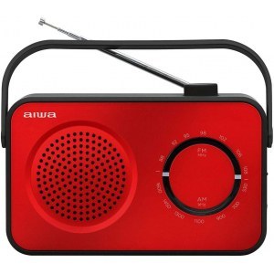 RADIO Portátil AIWA R190RD AM/FM ALTAVOZ 4 rojo