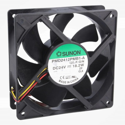 Ventilador DC 120x120x38mm axiales 24VDC 322,8m3/h 54dBA