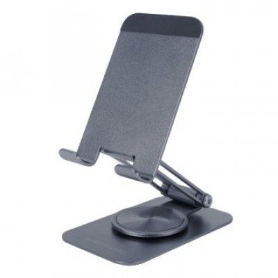 SOPORTE DE MESA PARA SMARTPHONE MARS GAMING MA-RSS COLOR NEGRO PLEGABLE ROTACION 360º AJUSTE DE ALTU