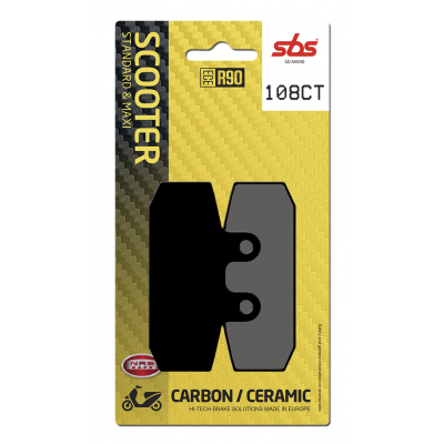 CT Scooter Carbon Tech Organic Brake Pads SBS 108CT