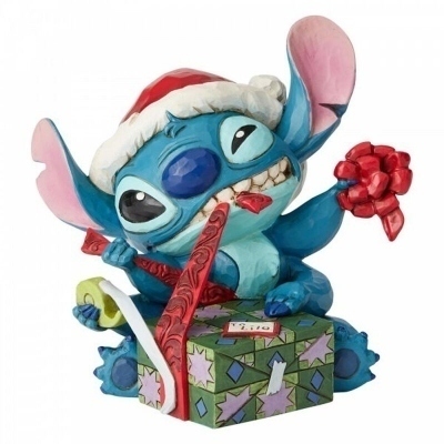Figura enesco disney lilo & stitch stitch navideño
